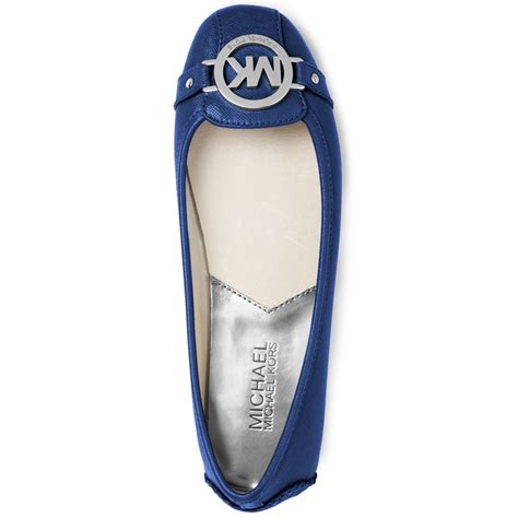 michael kors blue flats|Michael Kors flats outlet.